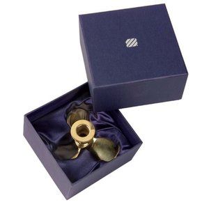 West Marine Cast Brass Propeller Candlholder